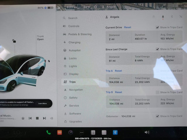 Продаж на аукціоні авто 2020 Tesla Model 3 Standard Range Plus Rear-wheel Drive/standard Range Rear-wheel Drive, vin: 5YJ3E1EA3LF804174, номер лоту: 43941978