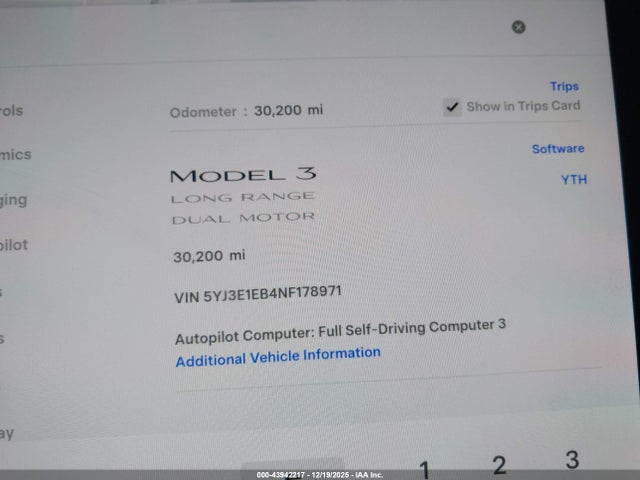 2022 TESLA MODEL 3 5YJ3E1EB4NF178971 Photo 6