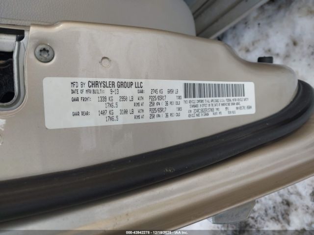 2014 CHRYSLER TOWN & COUNTRY 2C4RC1BG2ER157069 Photo 8