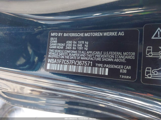 2015 BMW 228I WBA1F7C57FV367571 Photo 8