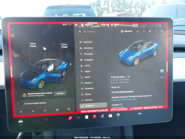 2023 TESLA MODEL Y 7SAYGDEE8PA206351 Photo 6