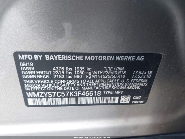 2019 MINI COUNTRYMAN WMZYS7C57K3F46618 Photo 8