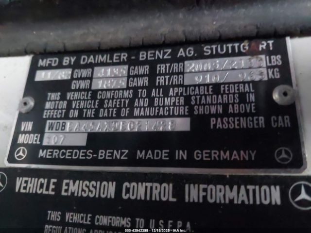 1983 MERCEDES-BENZ 380 WDBBA45AXDB021428 Photo 8