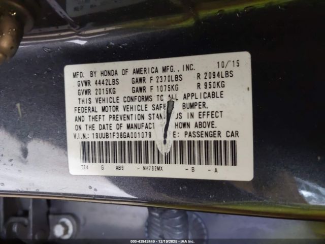 2016 ACURA TLX 19UUB1F38GA001079 Photo 8