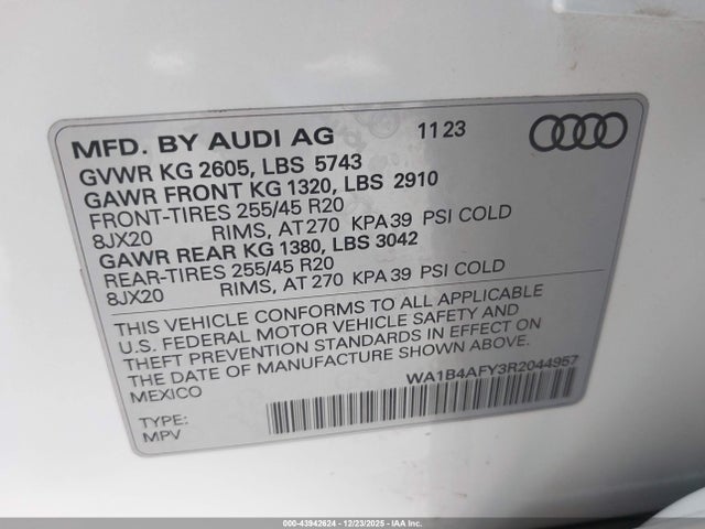 2024 AUDI SQ5 WA1B4AFY3R2044957 Photo 8