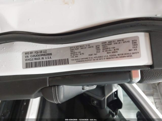 2024 JEEP GRAND CHEROKEE L 1C4RJKBG9R8539886 Photo 8