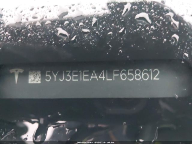 2020 TESLA MODEL 3 5YJ3E1EA4LF658612 Photo 8