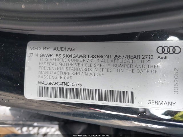 2015 AUDI A6 WAUGFAFC4FN010575 Photo 8