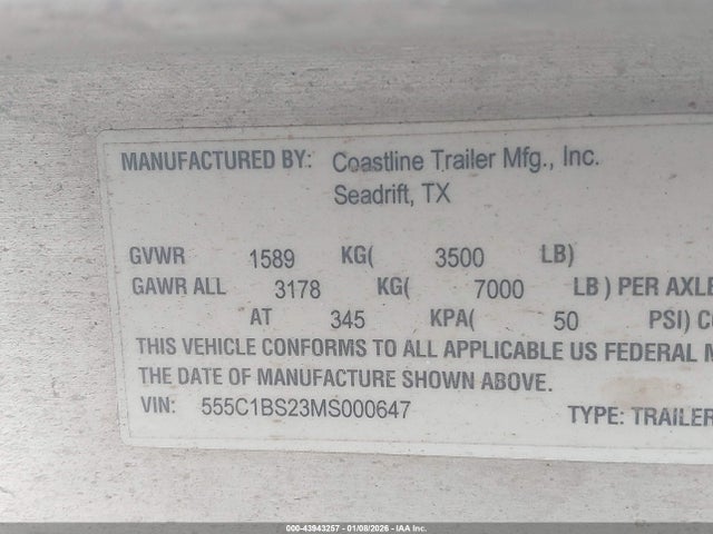 Gulf Coast Other 2021 GYM00064K021 Image 11