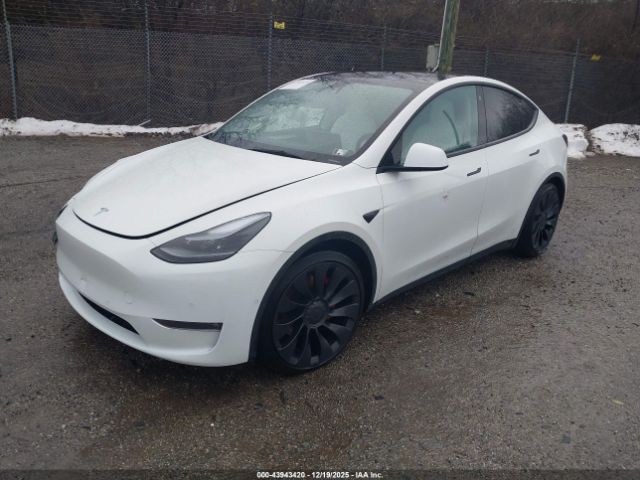 2022 TESLA MODEL Y 7SAYGDEF9NF539604 Photo 1