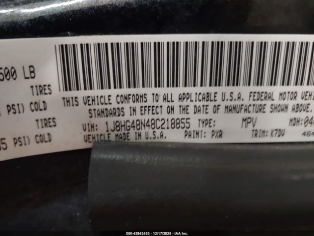 2008 JEEP COMMANDER 1J8HG48N48C218855 Photo 8