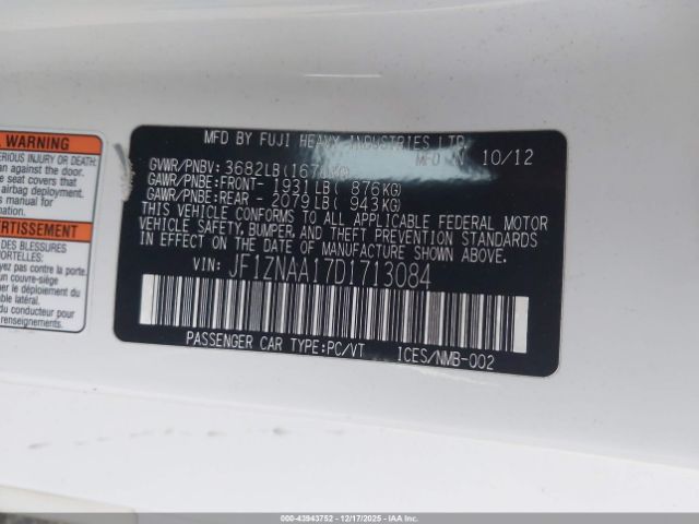 2013 SCION FR-S JF1ZNAA17D1713084 Photo 8