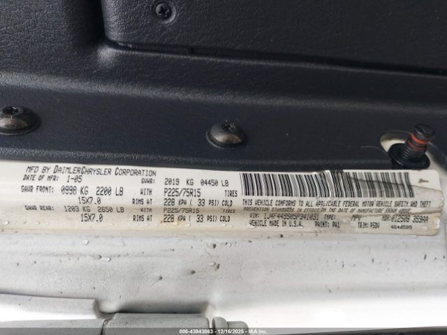 2005 JEEP WRANGLER 1J4F449S05P341031 Photo 8