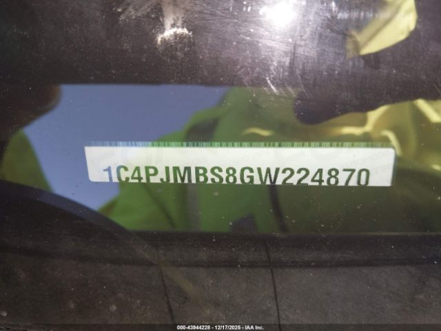 2016 JEEP CHEROKEE 1C4PJMBS8GW224870 Photo 8