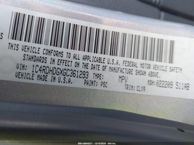 2016 DODGE DURANGO 1C4RDHDGXGC361293 Photo 8