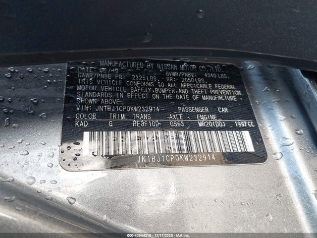 JN1BJ1CP0KW232914 Nissan Rogue Sport Sv