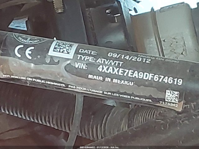 2013 POLARIS RZR 4XAXE7EA9DF674619 Photo 9