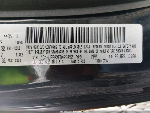 2015 JEEP PATRIOT 1C4NJPBAXFD428452 Photo 8