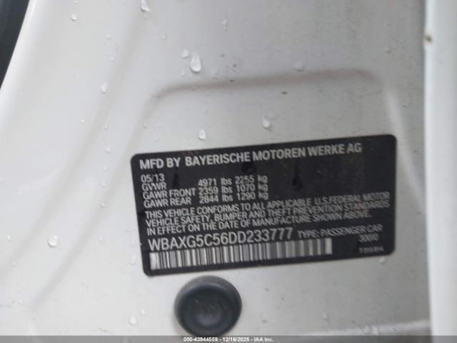 2013 BMW 528I WBAXG5C56DD233777 Photo 8
