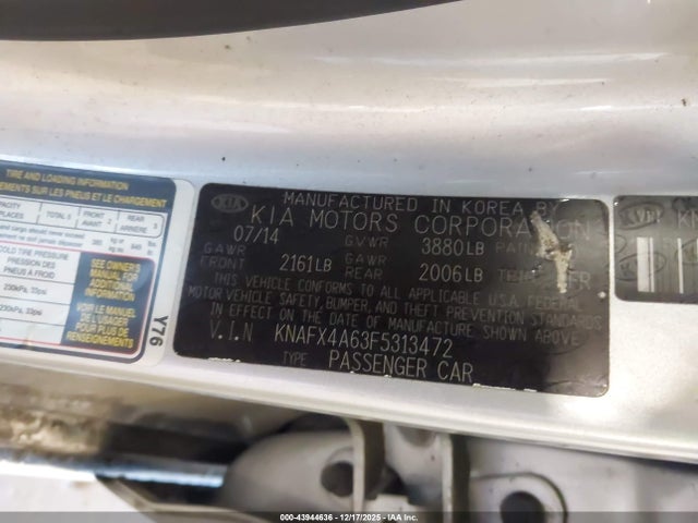 KIA FORTE LX 2015 KNAFX4A63F5313472 Image 9