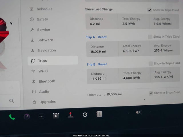 43944708 :رقم المزاد ، 5YJ3E1EA8SF872243 vin ، 2025 Tesla Model 3 Long Range Rear-wheel Drive/standard Rear-wheel Drive مزاد بيع