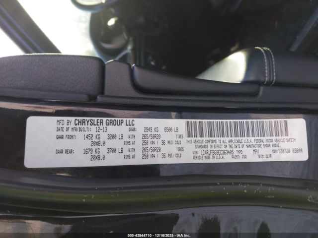 2014 JEEP GRAND CHEROKEE 1C4RJFBG9EC363405 Photo 8