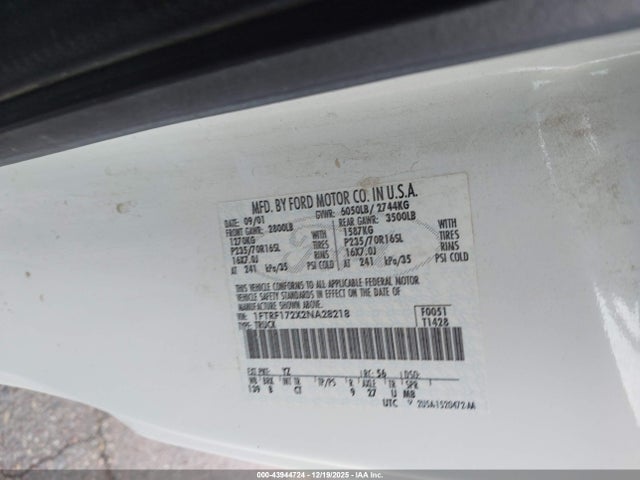 2002 FORD F-150 1FTRF172X2NA28218 Photo 8