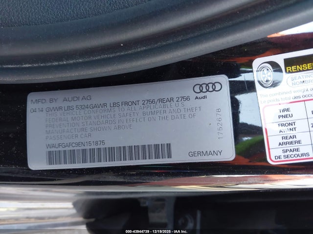 2014 AUDI A6 WAUFGAFC9EN151875 Photo 8