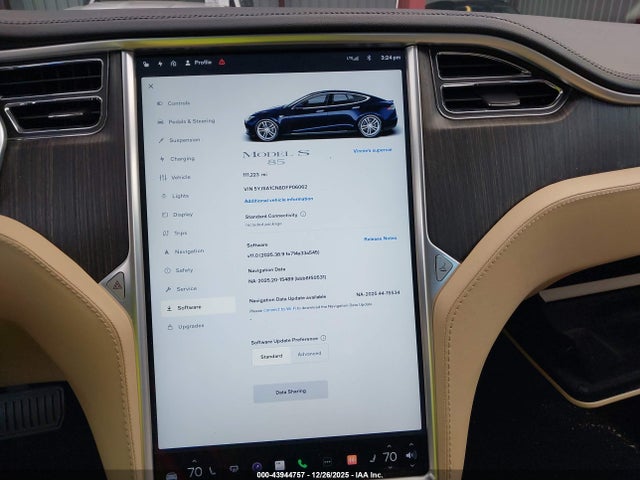 2013 TESLA MODEL S 5YJSA1CN8DFP06062 Photo 6