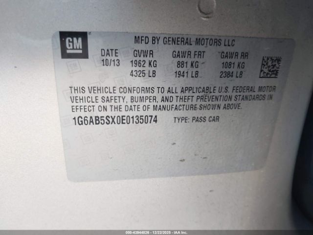 2014 CADILLAC ATS 1G6AB5SX0E0135074 Photo 8