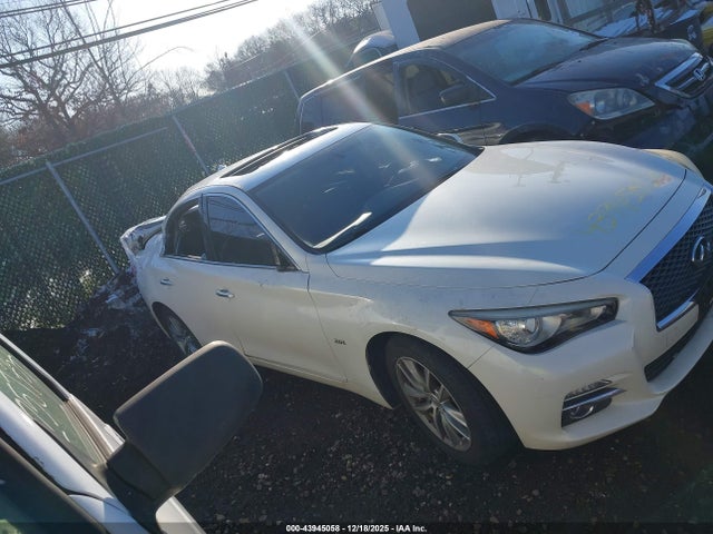 2016 Infiniti Q50 2.0t Premium მანქანა იყიდება აუქციონზე, vin: JN1CV7AR3GM252125, აუქციონის ნომერი: 43945058
