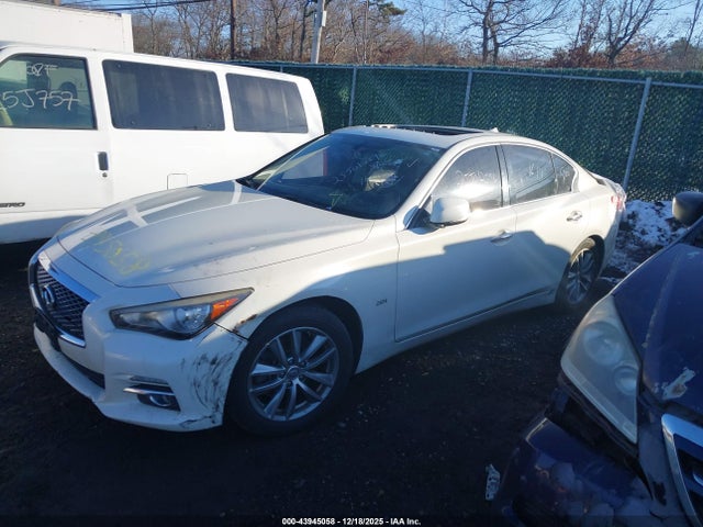 2016 Infiniti Q50 2.0t Premium მანქანა იყიდება აუქციონზე, vin: JN1CV7AR3GM252125, აუქციონის ნომერი: 43945058
