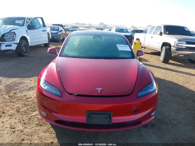 43945341 :رقم المزاد ، 5YJ3E1EA1SF897193 vin ، 2025 Tesla Model 3 Long Range Rear-wheel Drive/standard Rear-wheel Drive مزاد بيع