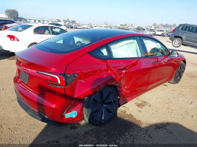 43945341 :رقم المزاد ، 5YJ3E1EA1SF897193 vin ، 2025 Tesla Model 3 Long Range Rear-wheel Drive/standard Rear-wheel Drive مزاد بيع