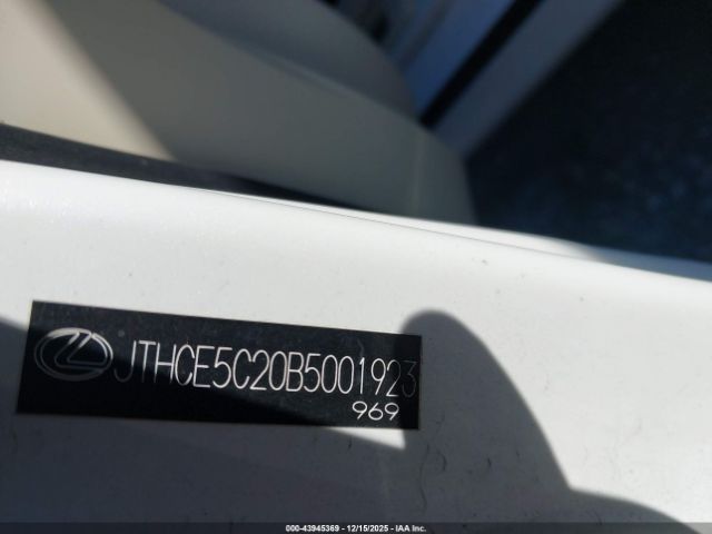 2011 LEXUS IS 350 JTHCE5C20B5001923 Photo 8