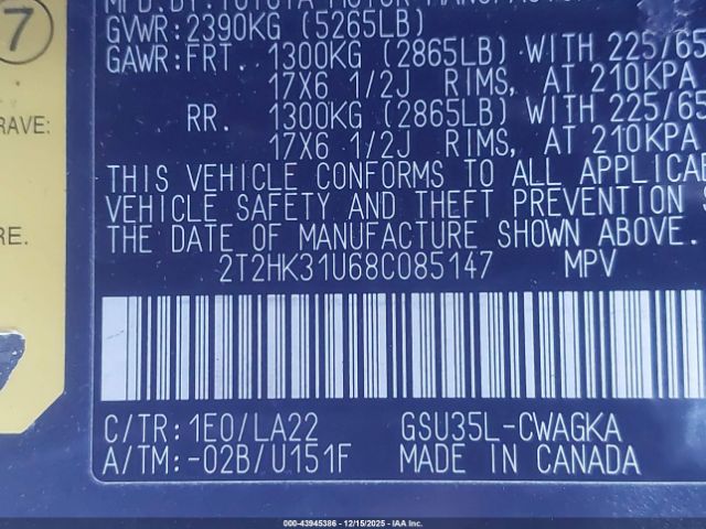 2008 LEXUS RX 350 2T2HK31U68C085147 Photo 8