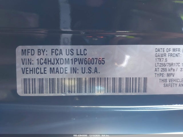 2023 JEEP WRANGLER 1C4HJXDM1PW600765 Photo 8