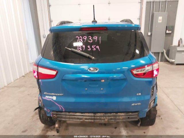 MAJ6P1UL2JC249731 Ford Ecosport Se