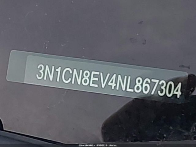 2022 NISSAN VERSA 3N1CN8EV4NL867304 Photo 8