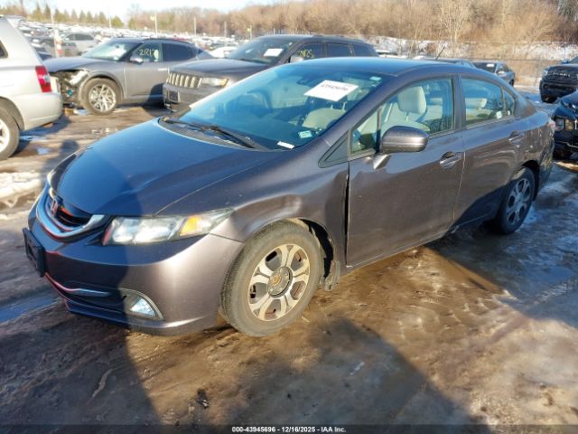 2014 HONDA CIVIC HYBRID 19XFB4F25EE001017 Photo 1