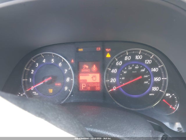 43945844 :رقم المزاد ، JN8AS1MW9BM142186 vin ، 2011 Infiniti Fx35 مزاد بيع