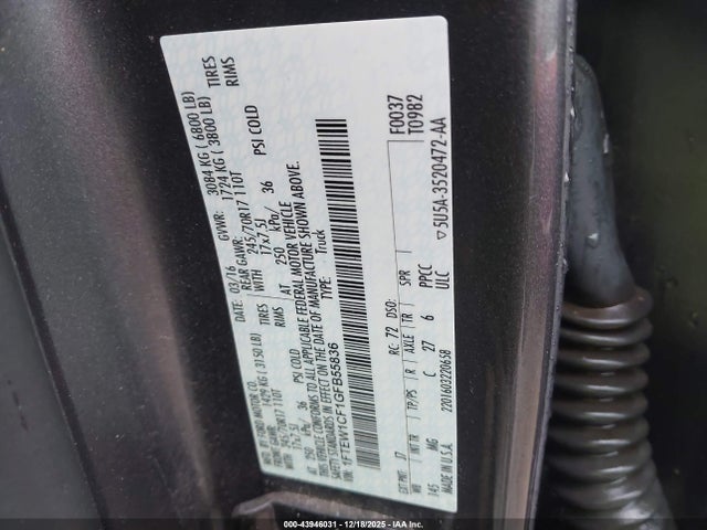 Ford F-150 Xlt 2016 1FTEW1CF1GFB55836 Image 9