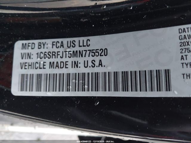 2021 RAM 1500 1C6SRFJT5MN775520 Photo 8