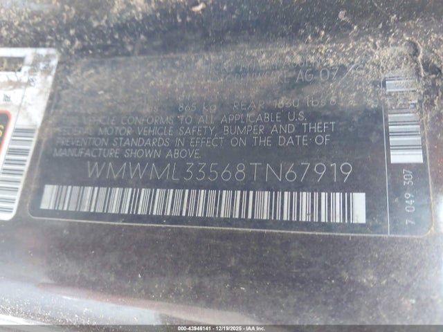 2008 MINI COOPER CLUBMAN WMWML33568TN67919 Photo 8