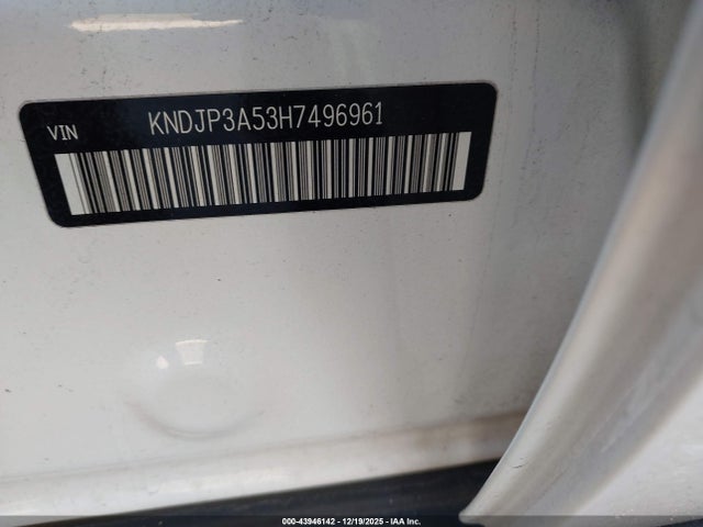KIA SOUL + 2017 KNDJP3A53H7496961 Image 9
