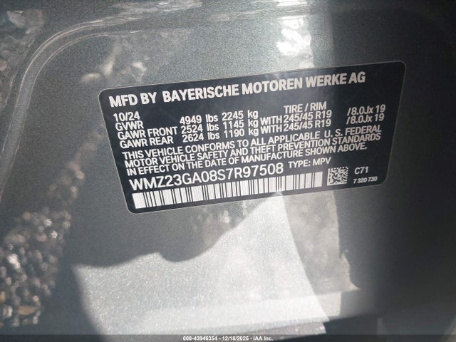 2025 MINI COUNTRYMAN WMZ23GA08S7R97508 Photo 8