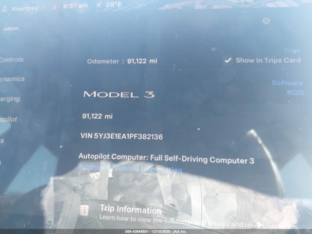 2023 TESLA MODEL 3 5YJ3E1EA1PF382136 Photo 6