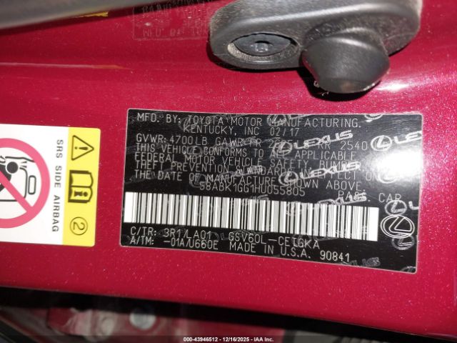 2017 LEXUS ES 350 58ABK1GG1HU055805 Photo 8