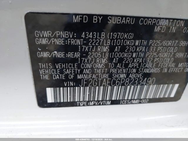 2023 SUBARU CROSSTREK JF2GTAEC6P8233490 Photo 8