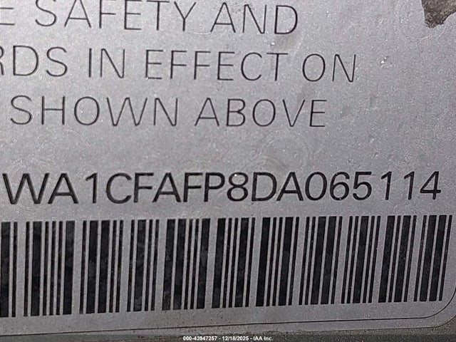 2013 AUDI Q5 WA1CFAFP8DA065114 Photo 8